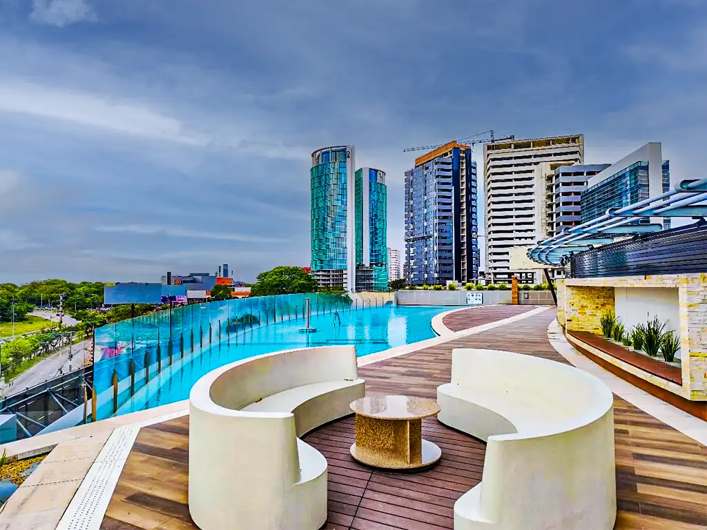 Departamento  en condominio La Riviera Beauty Plaza, Equipetrol